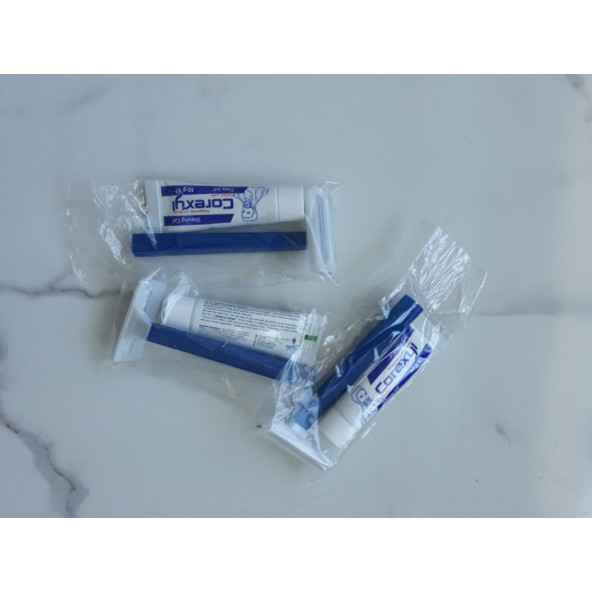 cengizgrup Otel Tipi Seyehat Tipi Tıraş Seti Jelatinli 2 Bıçaklı Tıraş Bıçağı + 10 Ml Tıraş Jeli