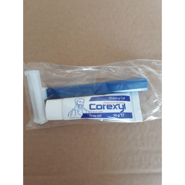 cengizgrup Otel Tipi Seyehat Tipi Tıraş Seti Jelatinli 2 Bıçaklı Tıraş Bıçağı + 10 Ml Tıraş Jeli - 2