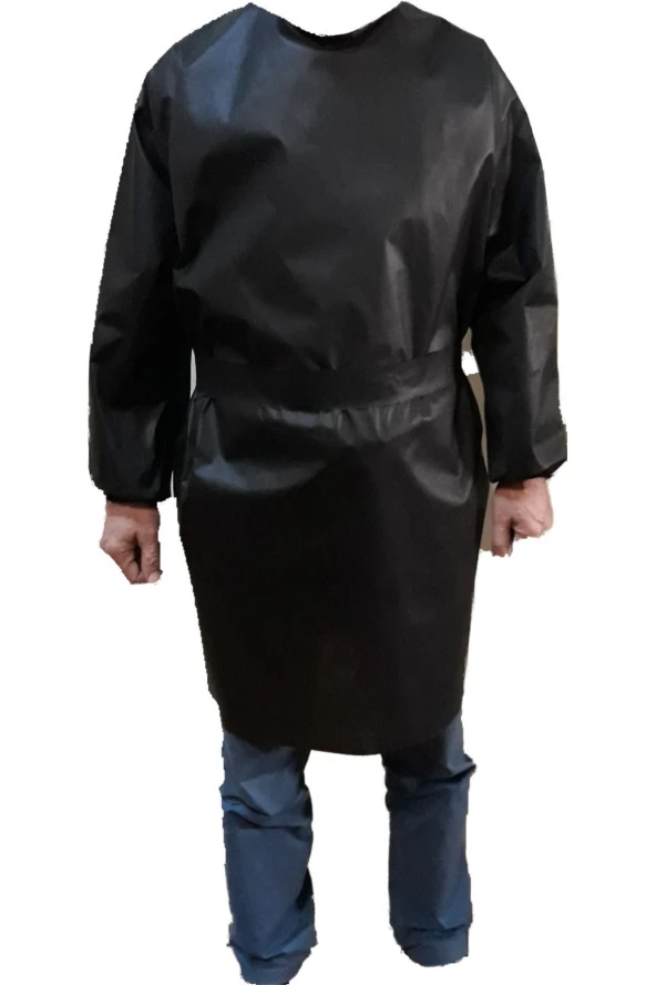 cengizgrup Tek Kullanımlık Ziyaretçi Önlüğü Siyah 50 G XL ürün görseli 1