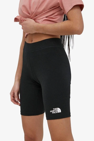 The North Face W Interlock Cotton Short Kadın Siyah Outdoor Şort NF0A7ZGJJK31