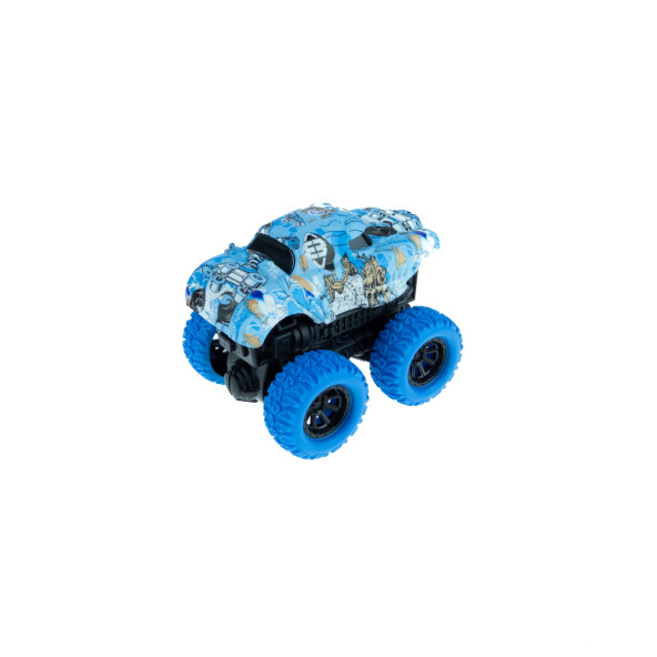 Oyuncak Mini Ofroad Araba Sürtmeli Kamuflaj Kaplama Araba 10 Cm - 3