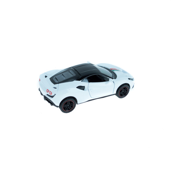 Oyuncak Metal Çek Bırak Süper Sport Araba Beyaz 11 Cm - 3