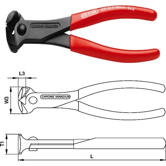 Ceta Form 180MM E37-54-0180 Tepe Keski - 2