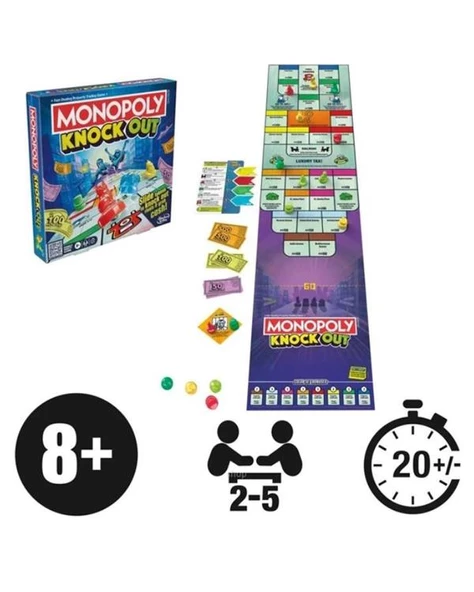 Hasbro Monopoly Knockout F8995 - 4