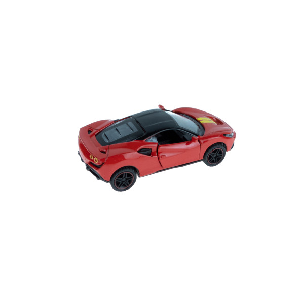 Oyuncak Metal Çek Bırak Süper Sport Araba Kırmızı 11 Cm - 3