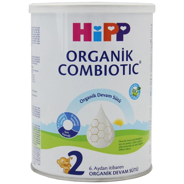 Hipp 2 Organik Combiotic Devam Sütü 350 gr