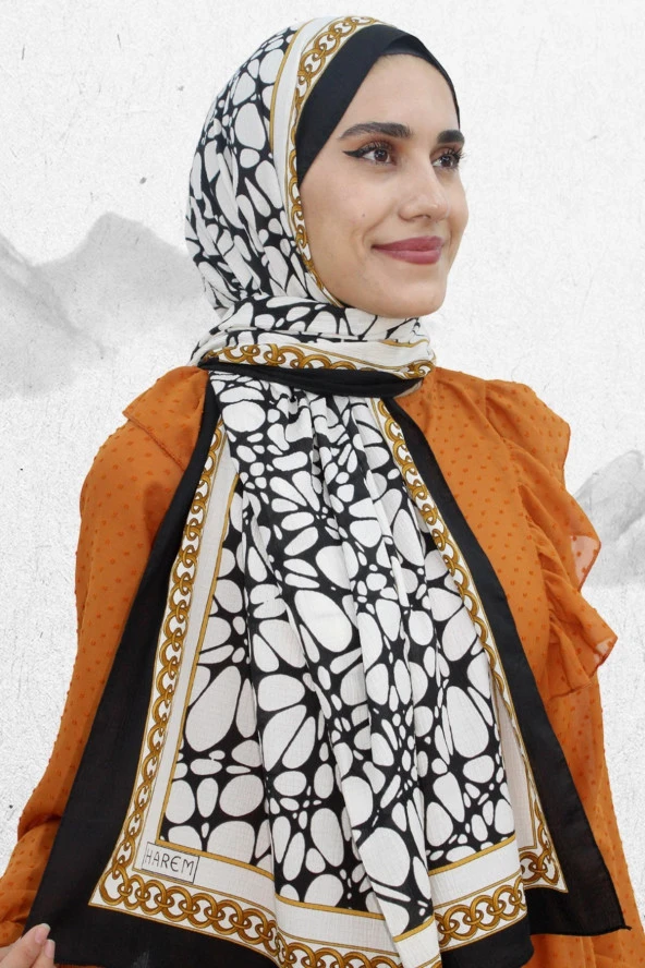 HAREM DESENLİ ŞAL EŞ5247-3 - 2
