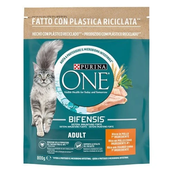 Purina One Tavuklu Yetişkin Kedi Maması 2 Adet 800 Gr