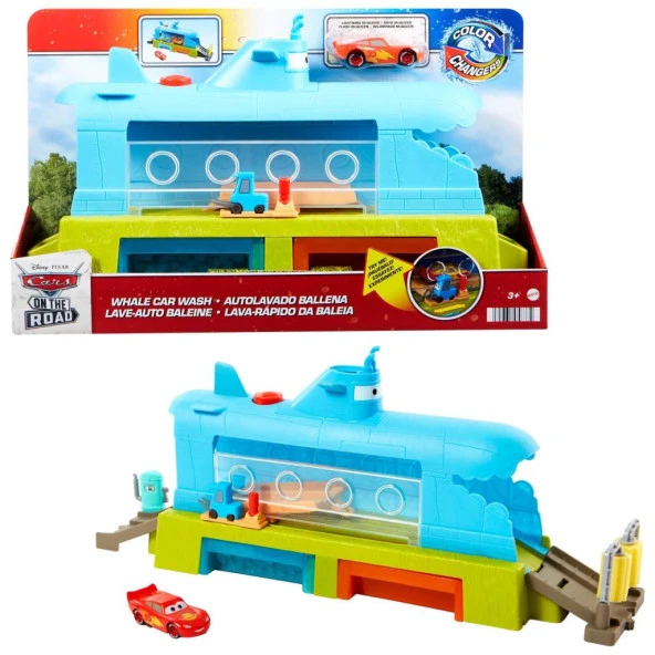 Mattel Cars Balina Araba Yıkama Oyun Seti HGV70