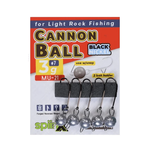 Spiinx Cannon Ball Mafsallı Jig Head ürün görseli