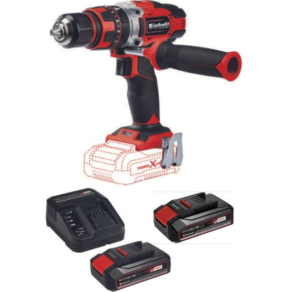 Einhell TE-CD 18/48 Li-i 2x2.5ah Çift Akülü Darbeli Matkap