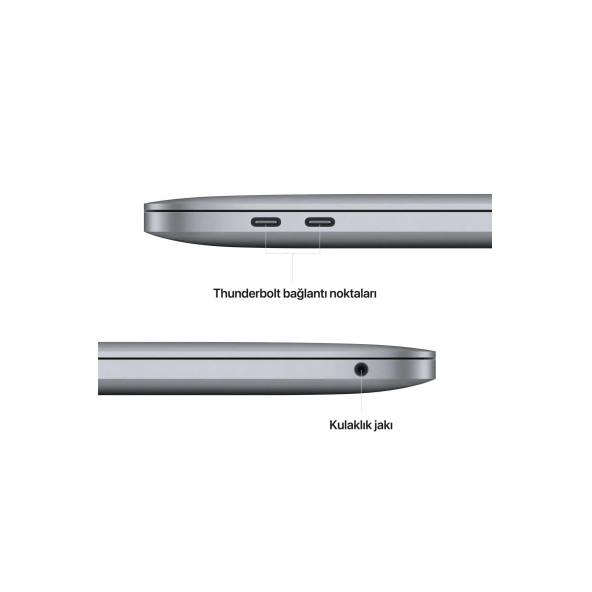 Apple MacBook Pro M2 8 GB 512 GB SSD 13.3" MNEJ3TU/A Uzay Grisi - 2