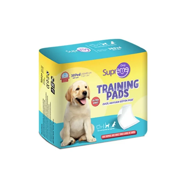 Supreme Prime Ekstra Emici  Köpek Eğitim Pedi 60x90 cm. 30 adet X 3 paket ürün görseli 1