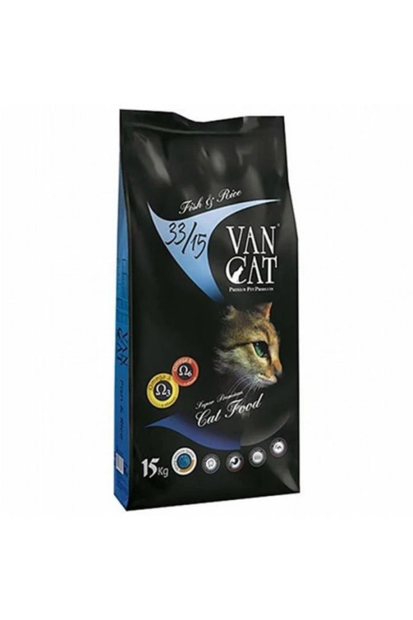 Vancat Balıklı Yetişkin Kedi Maması 15 Kg