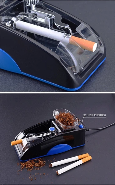 Qjqian Tütün Sarma Makinesi 8.0mm Elektrikli Mini Sarma Makinesi (Yurt Dışından) - 2