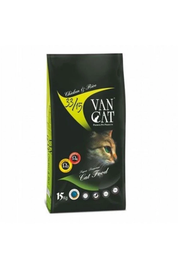 vancat Vancat Tavuklu Pirinçli Yetişkin Kedi Maması 15 Kg