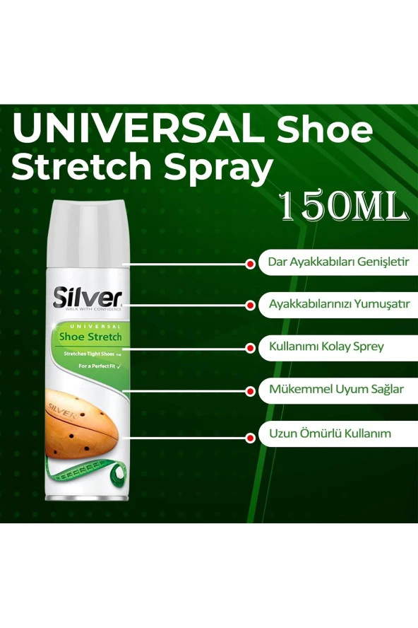 Ayakkabı ve Deri Esnetici Genişletici Sprey Shoe Stretch 150 ML - 3