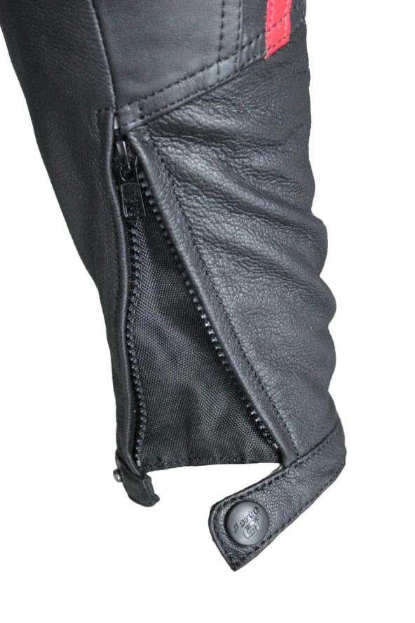Forte Gt 2002002 Hunter Deri Full Koruma Mevsimlik Motosiklet Montu XL Beden Siyah - 6