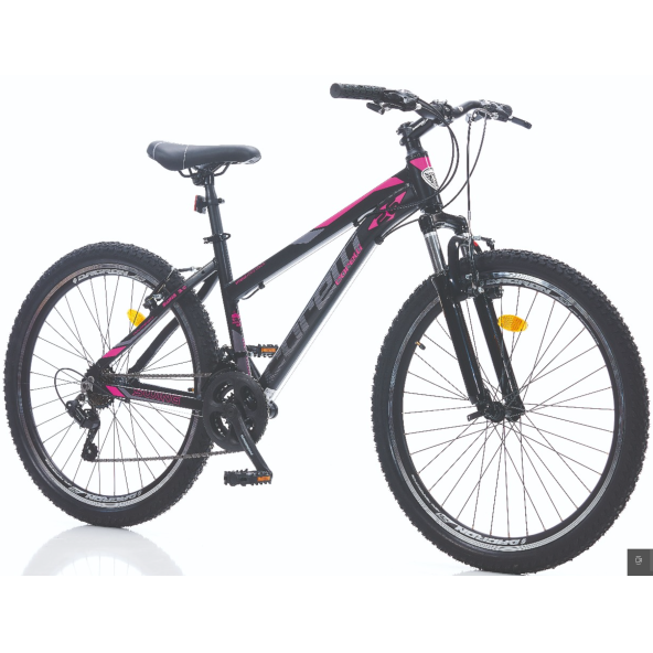 CORELLİ SWING 3.1 24 JANT 21 VİTES V FREN SİYAH FUŞYA - Resim 2