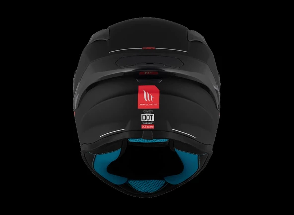 KASK MT HELMETS TARGO S SOLİD SİYAH MAT - 5