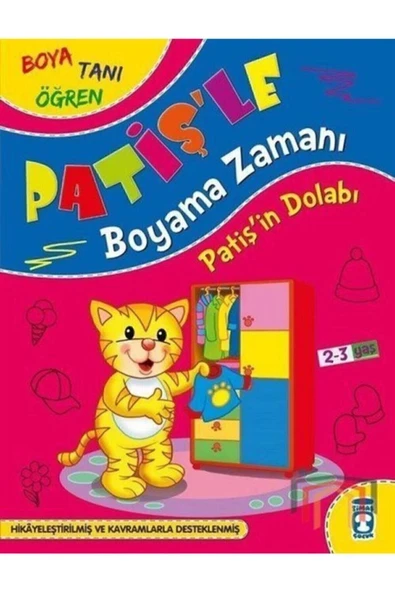 Patişin Dolabı Patişle Boyama Zamanı Timaş - 3