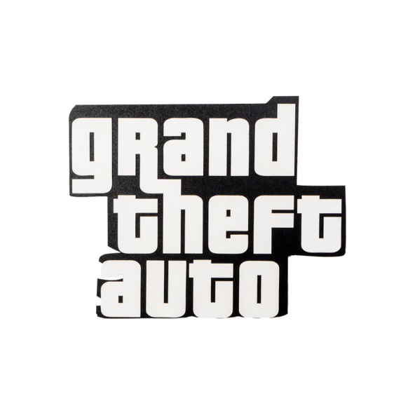 MYS Grand Theft Auto - Gta Logo Mdf Tablo 40x35