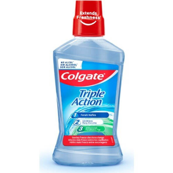 Colgate Triple Action Üçlü Etki 500 ml Gargara
