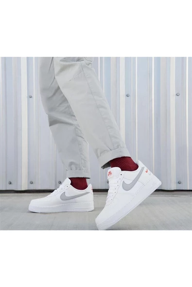 NIKE ERKEK AIR FORCE 1'07  SWOOSH SPOR AYAKKABI FD0666 - 4