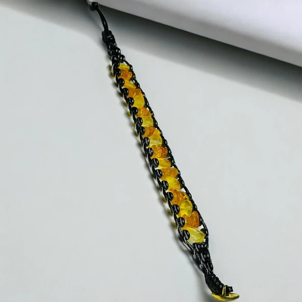 Damla Kehribar Rolex Bileklik Hcz-Model BHG - 2