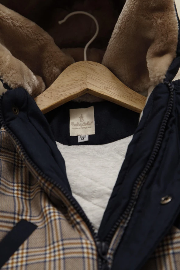 Babyhola Kız Erkek Çocuk Kapüşonlu Kaban 13415 - 6