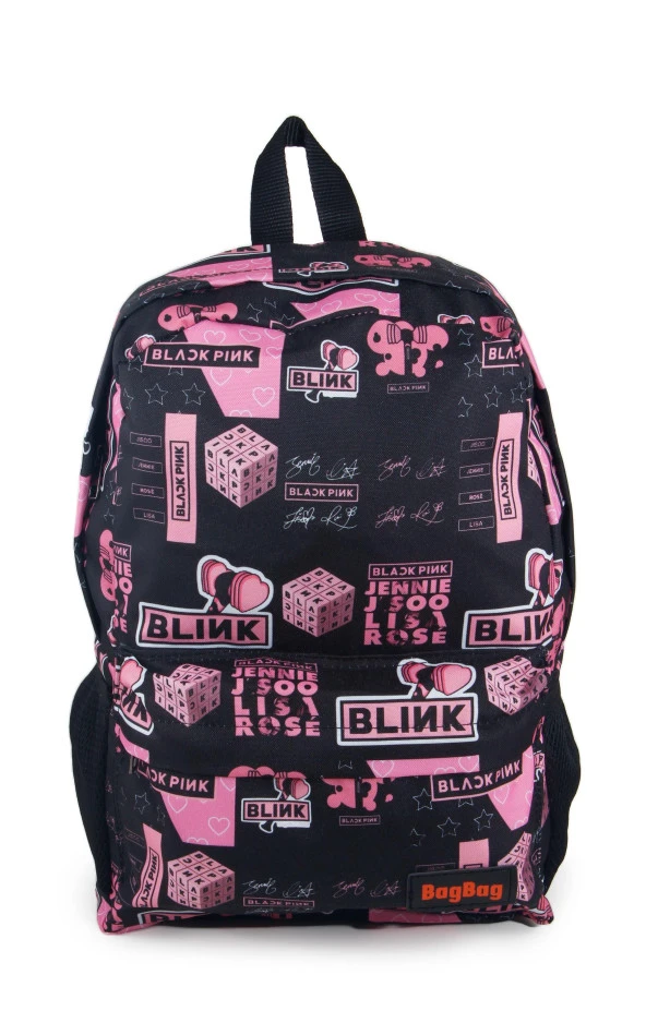 Blackpink Desenli Dijital Baskılı Unisex Günlük Kullanım ve Okul Sırt Çantası - 3
