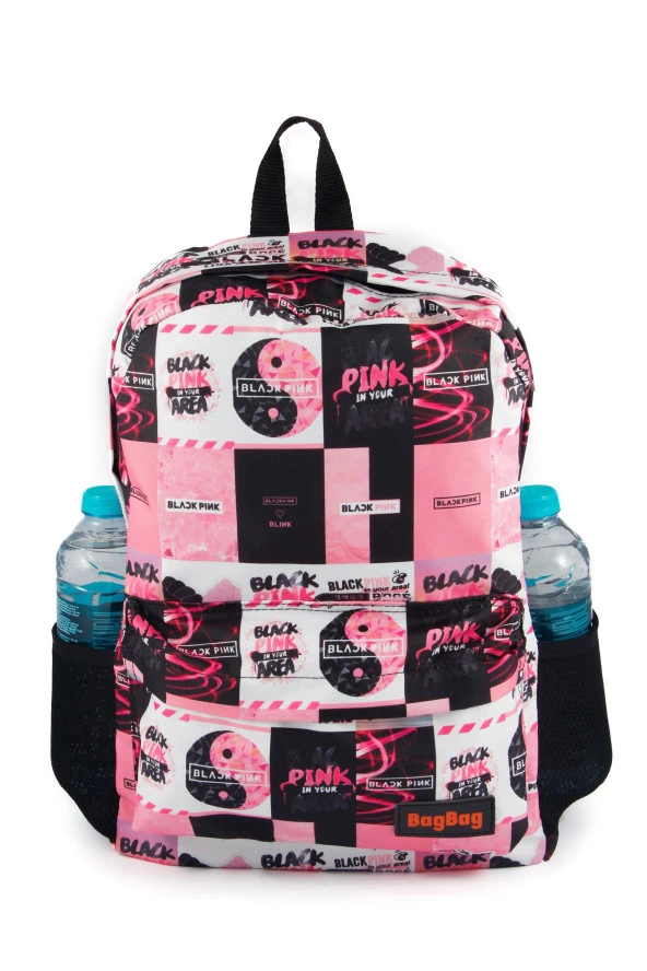 Blackpink Desenli Dijital Baskılı Unisex Günlük Kullanım ve Okul Sırt Çantası - 3