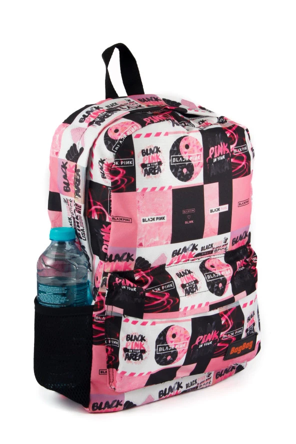 Blackpink Desenli Dijital Baskılı Unisex Günlük Kullanım ve Okul Sırt Çantası - 4