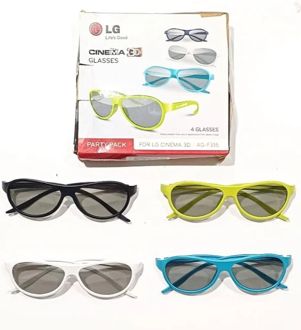 Lg Cinema 3D 4lü Gözlük Seti Kullanılmış Ürün - 2