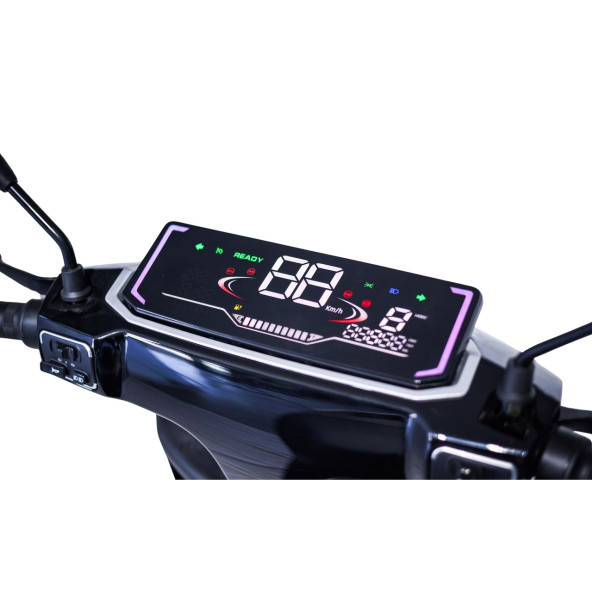 REGAL RAPTOR Proton Elekktikli Scooter Motorsiklet-2024 Model-Gri - 2