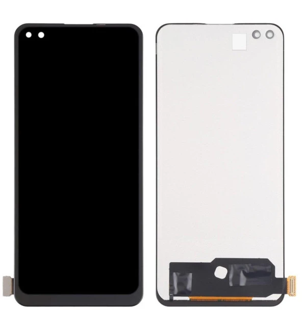 Oppo Uyumlu Reno 4 Lite Lcd Ekran Siyah Çitasız Oled