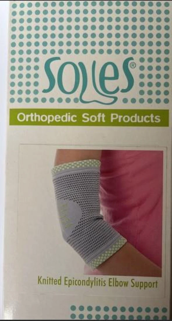 SOLES ÖRGÜ SİLİKON DESTEKLİ DİRSEKLİK S ürün görseli