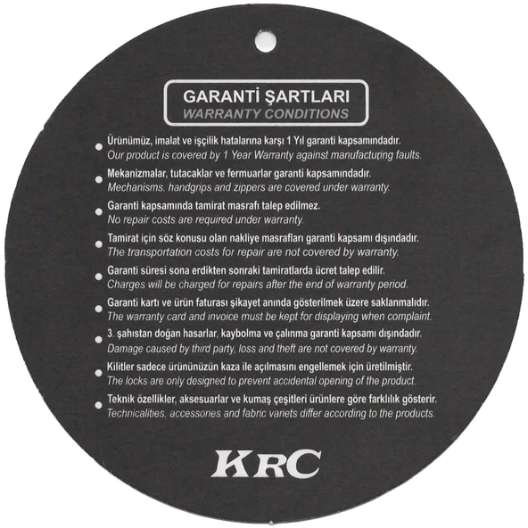 Karaca Home Saul Küçük Boy Haki Valiz 55 cm - 6