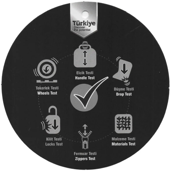 Karaca Home Saul Küçük Boy Haki Valiz 55 cm - 7