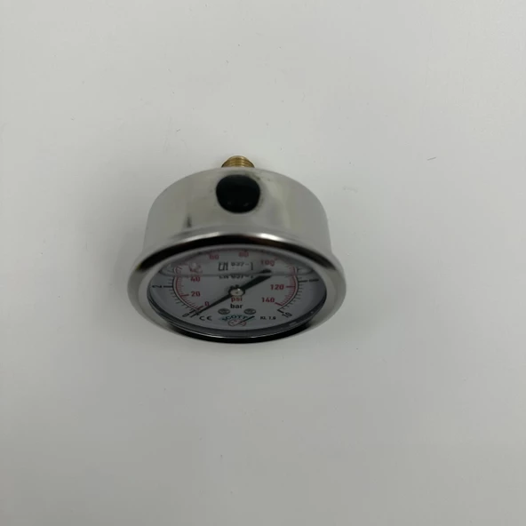 Manometre Gliserinli Arka Çıkışlı Q63 - 0 - 10 Bar 1/4 - 4
