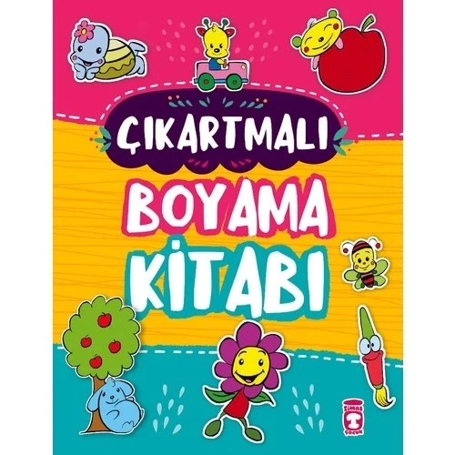 Çıkartmalı Boyama Kitabı Timaş - 1