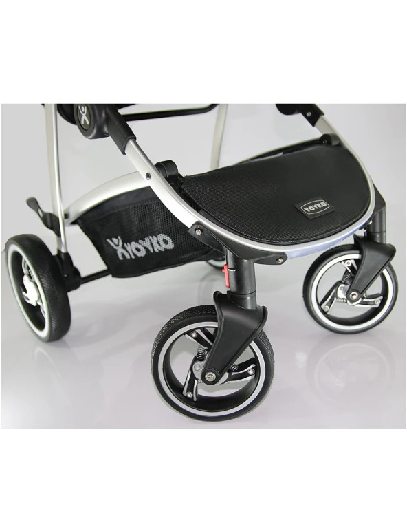 Yoyko City Seyahat Sistem Bebek Arabası 3 in 1 Gri - Resim 4