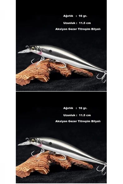 Rapala Lures Yapay Suni Yem Turna Levrek Lüfer Ailesi Rapala Lrf Yem 2Adet 16Gr. ürün görseli