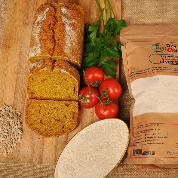 ATATOHUM EKŞİ MAYALI ZERDEÇALLI SİYEZ EKMEĞİ 500G - 2