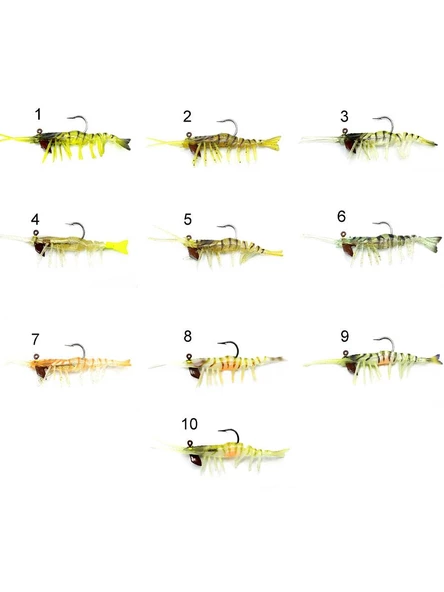 Captain 3049 Magic Shrimp 3D Silikon Karides 76mm 5.5gr