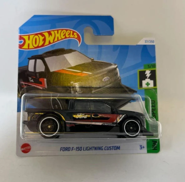 Hot Wheels Ford F-150 Lightning Custom 5/10 37/250 Model Araba