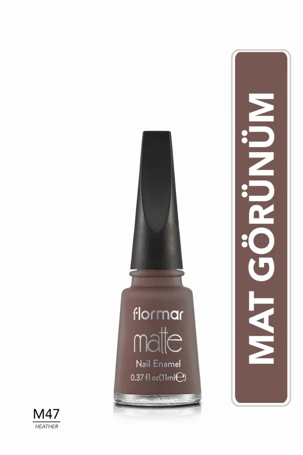 Flormar Oje - Matte Nail Enamel M47 Heather