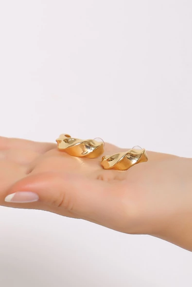 Çelik Küpe Gold1 - 18346.1815. - 4