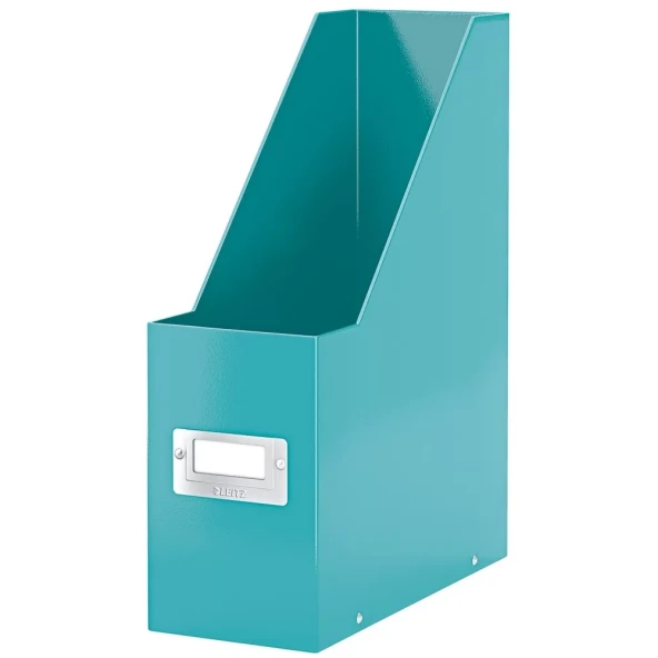 Leitz 6047 Magazinlik Kutu Klasör WOW Metalik Buz Mavisi