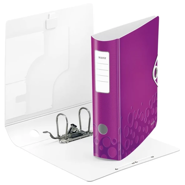 Leitz 1106 Active WOW Mor Lastikli Geniş Klasör